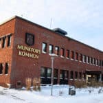 Kommunhuset i vintermiljö