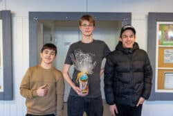 Ahmed Ali, Liam Frödén och Hugo Biehl blev topp-tre under turneringen.