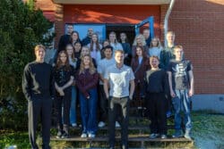 Årets stipendiater som deltog på lunchen.