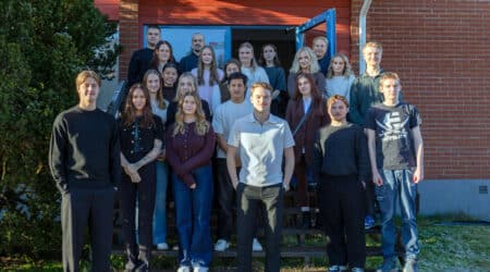 Årets stipendiater som deltog på lunchen.