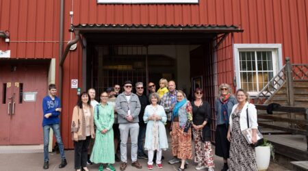 Konstnärerna som medverkar på årets utställning.
