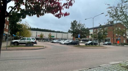Torgets parkering i Munkfors