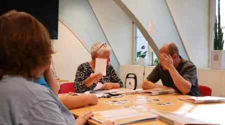 Studiecirkeln "Mitt val" på Laxholmen i Munkfors